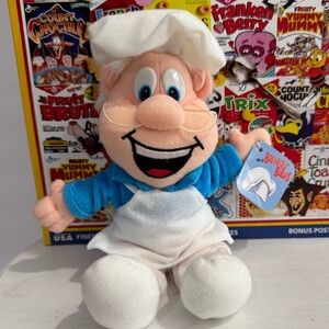 Vintage General Mills Wendell The Baker Plush Breakfast Babies Plushie 1997